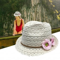 Mujer Straw Hat Lace Solid Fringe Foldable Wide Brim Floppy Caps Beach Sun Hats 713837394333 eb-17523718